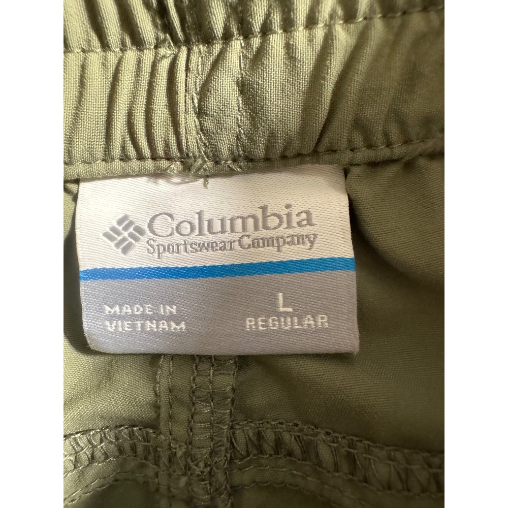 Columbia Womens Sage Green Cargo Hiking Pants NEW Straight Leg Size L Regular - Picture 7 of 9